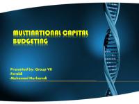 Multinational Capital Budgeting