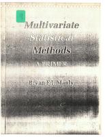 Multivariate Statistical Method [PDF]