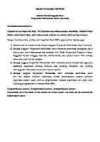 Naskah Pembaiatan MAPABA [PDF]