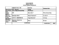 Naskah Soal Teori Kecakapan Bahari - Semester III D & III e [PDF]