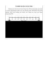 Numeric Rating Scale - Nrs