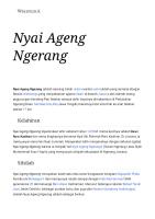 Nyai Ageng Ngerang - Wikipedia Bahasa Indonesia, Ensiklopedia Bebas