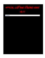 Official Lust Man Standing Guide v0.11