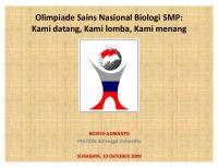 Olimpiade Sains Nasional Biologi SMP