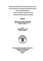 OPTIMALISASI PENGAWASAN DAN PENERTIBAN OLEH SATUAN POLISI PAMONG PRAJA TERHADAP PEMASANGAN REKLAME DI KOTA MALANG BERDASARKAN PERATURAN DAERAH NOMOR 4 TAHUN 2006 ( STUDI DI SATUAN POLISI PAMONG PRAJA KOTA MALANG) [PDF]