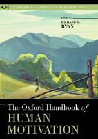 (Oxford Library of Psychology) Richard M. Ryan-The Oxford Handbook of Human Motivation-Oxford University Press (2012) PDF [PDF]