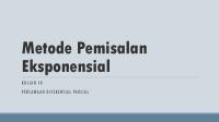 P-11 Metode Pemisalan Eksponensial