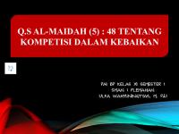 Pai Kelas Xi Qs Al Maidah Ayat 48 [PDF]