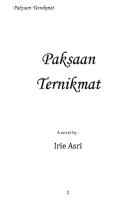 Paksaan Ternikmat by Irie Asri PDF Free