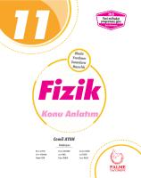 Palme 11. Sınıf Fizik Konu Anlatım [PDF]