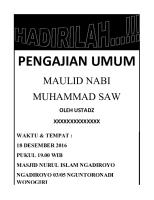 Pamflet Pengajian