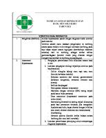 Panduan Asuhan Keperawatan Vomitus Pada Neonatus