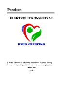 Panduan Elektrolit Konsentrat [PDF]