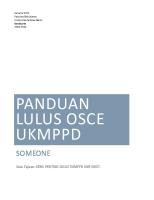 Panduan Lulus Osce Ukmppd