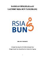 Panduan Pengelolaan Laundry