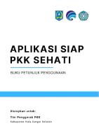 Panduan Pengguna - Aplikasi SIAP PKK SEHATI