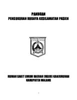 Panduan Pengukuran Budaya Keselamatan Pasien