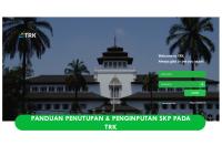 Panduan Penutupan & Penginputan SKP Pada TRK