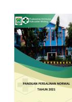 PANDUAN Persalinan Normal