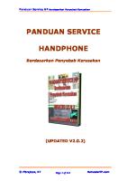 Panduan Servis HP: Contoh Panduan Service HP Berdasarkan Penyebab Kerusakan (UPDATED V2.0.2) [PDF]