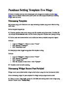 Panduan Setting Template Evo Magz [PDF]