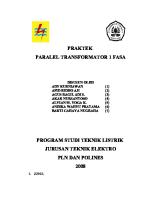 Paralel Trafo 1 Fasa