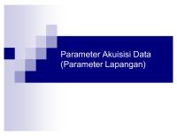 Parameter Akuisisi Data