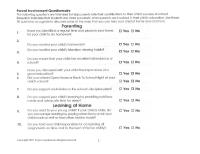 Parent Involvement Questionnaire PDF