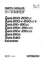 Part Catalog Zaxis 200 PDF