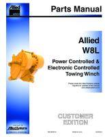 Parts Manual Allied W8L PDF