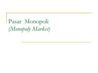 Pasar Monopoli