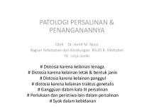 Patologi Persalinan