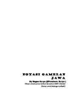 PDF Notasi Gamelan Jawa - Compress [PDF]