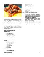 (PDF) Resep Masakan Ayam