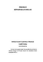 Pedoman Kewaspadaan Isolasi [PDF]