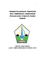 Pedoman Pemantapan Mutu Laboratorium [PDF]