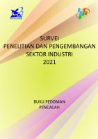 Pedoman Pencacahan Survei Litbang 2021 [PDF]