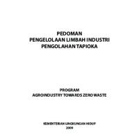 Pedoman Pengelolaan Limbah Industri Pengolahan Tapioka [PDF]