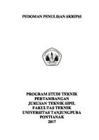 PEDOMAN PENULISAN SKRIPSI Pertambangan BR PDF [PDF]