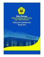 Pedoman Teknis Penulisan Dan Penyusunan Tugas Akhir Stikes BTH - 2019