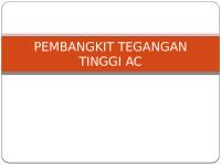 Pembangkit Tegangan Tinggi Ac