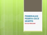 Pembekalan Peserta OSCE UKMPPD (Kisi-Kisi Penilaian) (2020)