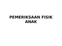 Pemeriksaan Fisik Anak