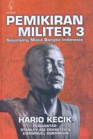 Pemikiran Militer 3 PDF [PDF]