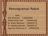 Pemrograman Robot [PDF]