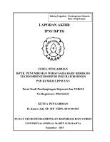 Pendampingan Usaha [PDF]