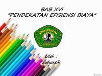 Pendekatan Efisiensi Biaya 2