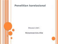 Penelitian Korelasional [PDF]