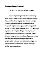 Penetapan Tujuan Organisasi [PDF]