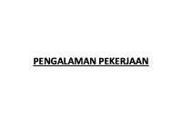 Pengalaman Gedung Cv. Naraya Engineering [PDF]